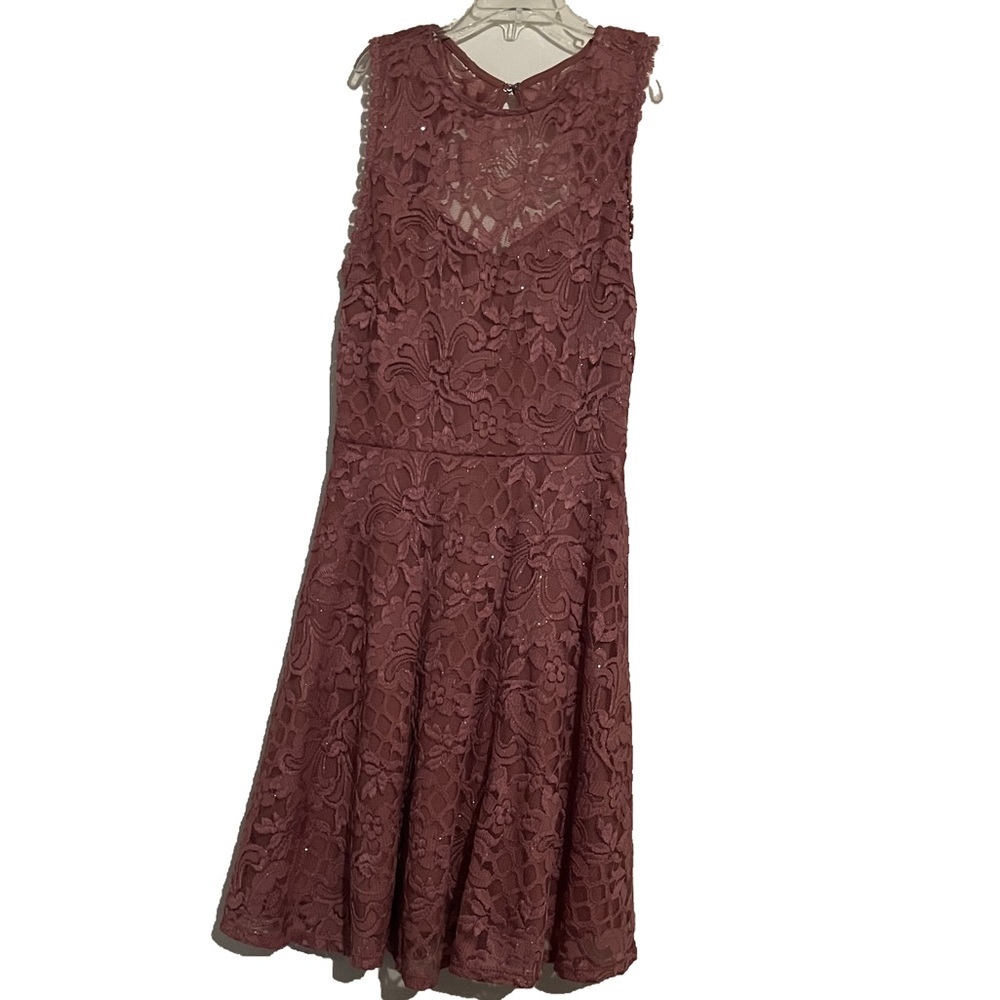 city Studio pink glittery dress